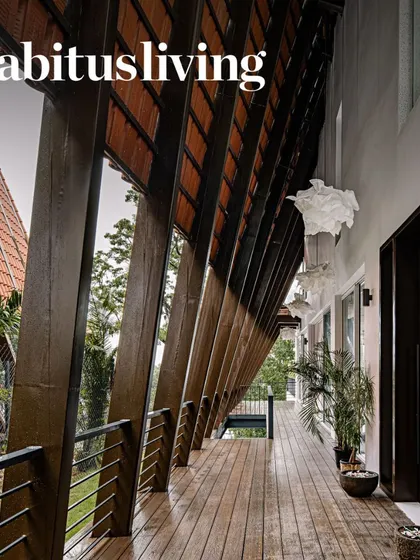 This image of the Tellado Villas' passageway was part of our feature in Habitus Living. The publication noted how the design addresses the region's monsoon challenges while paying respect to its architectural heritage.