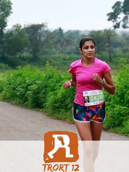 A focused shot during the half marathon. My coaching covers race strategy to help you maintain your form and pace.
