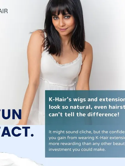 A fun fact about our products: they look so natural that even hairstylists can't tell the difference. The confidence you gain is the best beauty investment you can make.