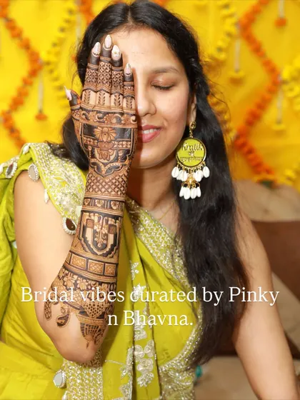 Bridal vibes curated by me and Bhavna. Our brides aren't just clients; they are our canvas of emotions.