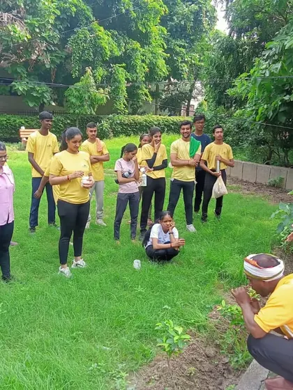 Here, an instructor is demonstrating a cleansing technique to a group of attentive students. I ensure that you receive clear, hands-on instructions for these advanced practices.