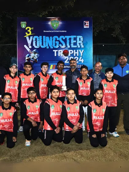 The runners-up, DCA Bulls, with their trophy. Every team that participates gains invaluable experience and learns important lessons in victory and defeat.
