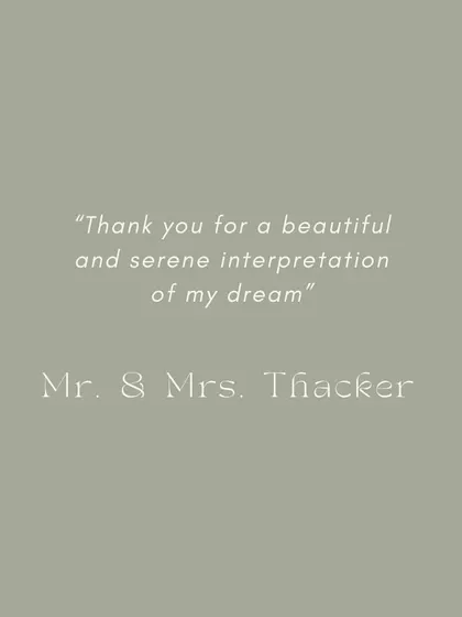 The words of our clients are the truest measure of our success. This testimonial reflects the heart of our mission: to provide a beautiful and serene interpretation of your dream home through a collaborative and thoughtful design process.