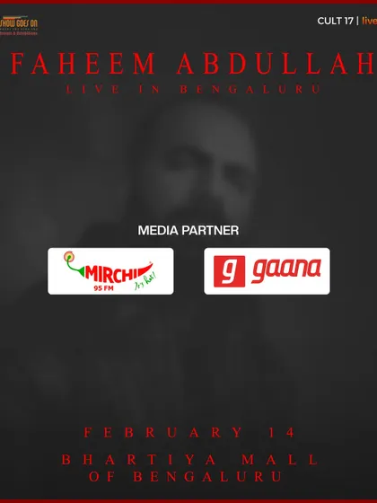 This poster showcases our media partnership with radio giant Mirchi 95 and streaming service Gaana. These collaborations are crucial for reaching a broad audience in the lead-up to the event.