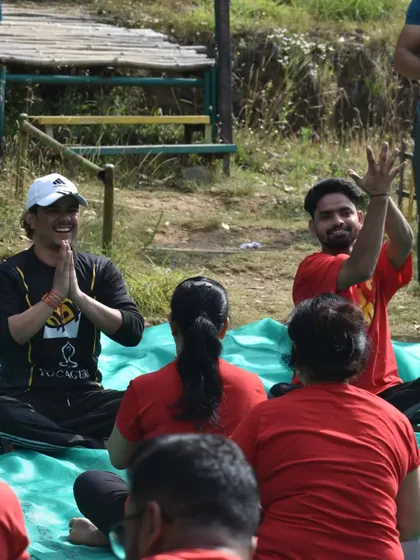 A moment of shared laughter and peace during our retreat. These are the memories we cherish.