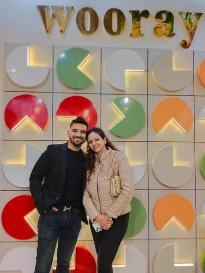 We were thrilled to host the founders of Zypp Electric for their daughter's birthday. Here they are posing in front of our signature "wooray" wall.