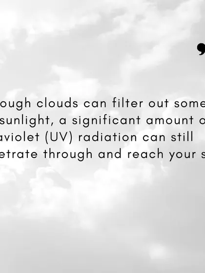 Here are the top reasons why you must wear sunscreen even on cloudy days. Don't let overcast skies fool you into skipping this crucial step.