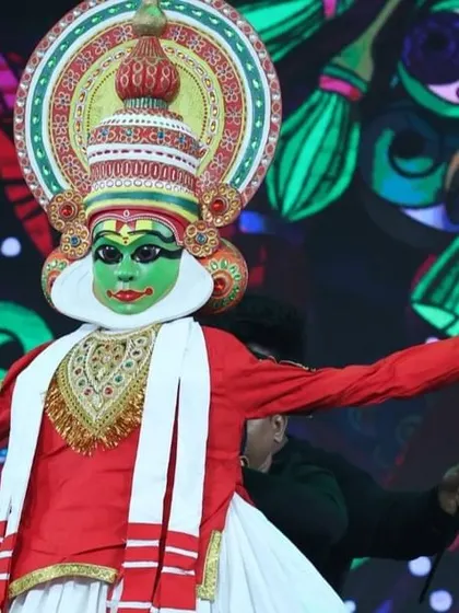 A repeat of the vibrant Kathakali puppet performance, a testament to our commitment to celebrating India's diverse cultural heritage.