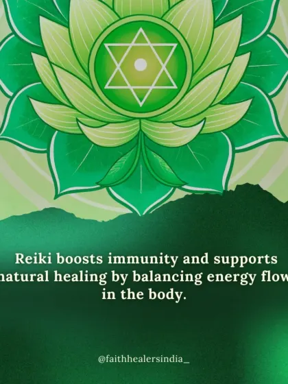 Reiki boosts immunity and supports natural healing by balancing energy flow in the body.