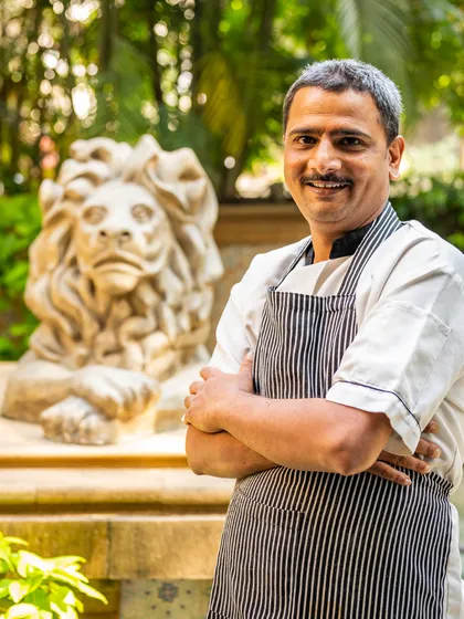 Laxman Patil has been an integral part of the Garden Court restaurant for the past 19 years. His dedication and loyalty make this a wholesome family space.