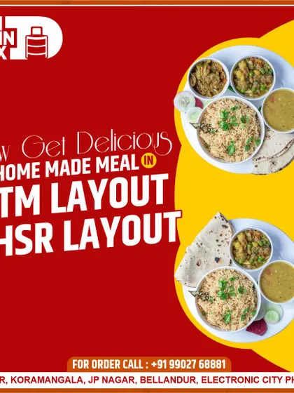 My service is also available in BTM Layout and HSR Layout. I am focused on being the go-to neighborhood kitchen for fresh and tasty homemade meals in these areas.