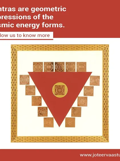 Yantras are the geometric expressions of cosmic energy forms. This Dhanakarshana Yantra, for example, is specifically designed to attract wealth and financial stability.