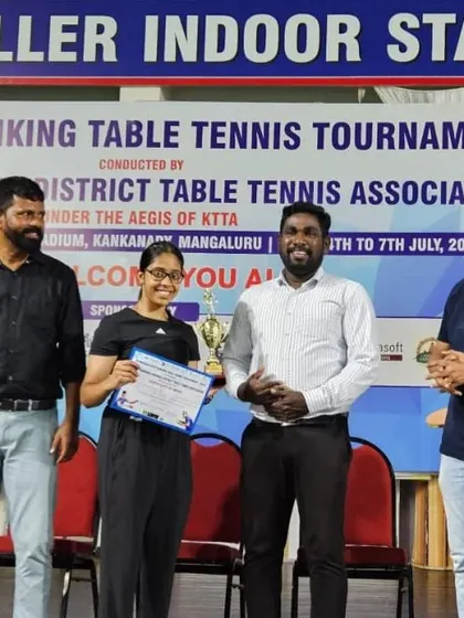 We congratulate our player Kaira on winning the bronze medal in the U-15 girls category at the state ranking tournament in Mangalore.