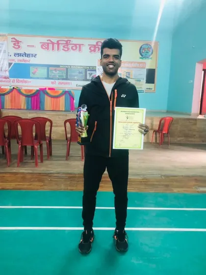 Congratulations to Shantanu on winning the Gold medal in Men's Singles at the Jharkhand State Championship and East Zone selection tournament.