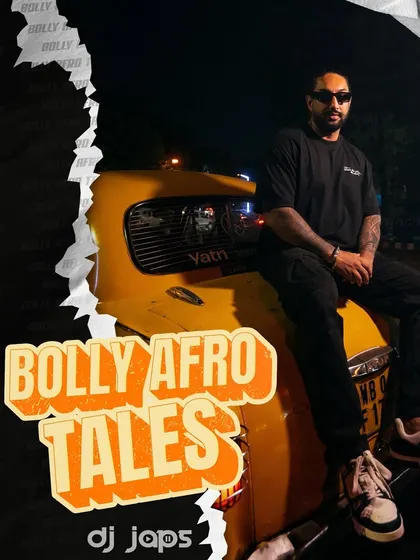 The cover art for my "Bolly Afro Tales" music series. This project represents my passion for creating a unique sound that fuses different musical worlds.