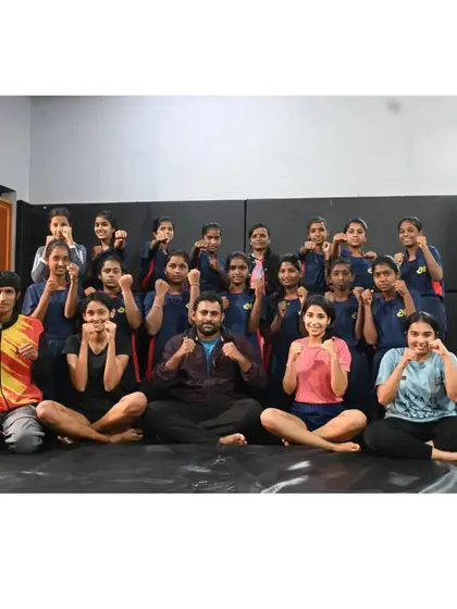 The full group from our workshop with Need Base India. It was an honor to train these young women and see their confidence grow throughout the session.