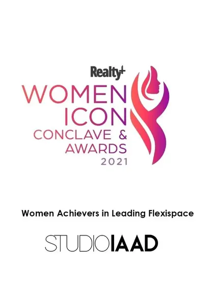 A throwback to being recognized as 'Women Achievers in Leading Flexispace' at the Realty+ Women Icon Awards 2021. This award highlights our expertise in designing malleable and multi-purpose spaces that meet shifting needs.