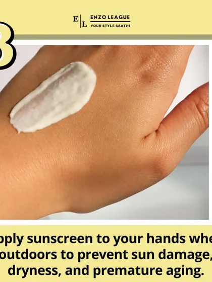 Sun damage is a primary cause of aging on the hands. I always remind my clients to apply sunscreen to the backs of their hands daily to prevent sun spots and dryness.