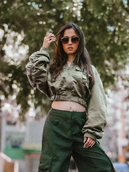 A duplicate of image 35, a classic street style portrait.