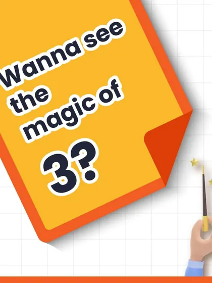 Do you want to see the magic of the number 3? Here's a cool numerical pattern that you can try for yourself.