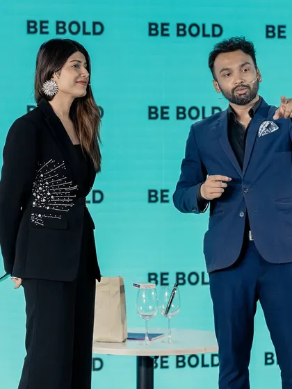 Candid moments on stage. Whether I'm interacting with a co-host or just taking a moment to connect with the audience, these are the unscripted parts of the job that I love.