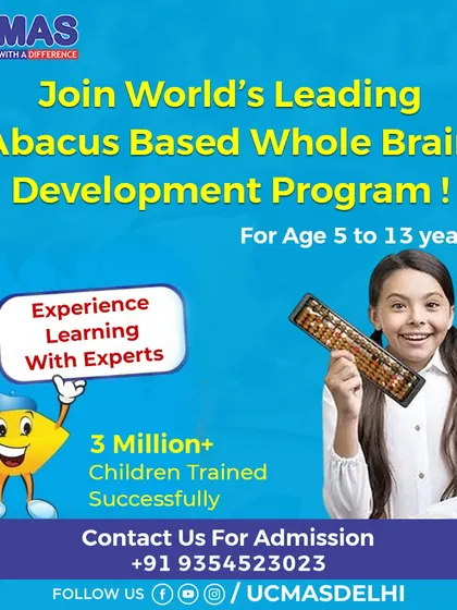 Join the world's leading abacus-based whole brain development program, trusted by parents of over 3 million children. We offer expert-led learning for children aged 5 to 13, setting them up for a lifetime of success.