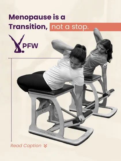 Menopause is a transition, not a stop. As bone mass can decrease during this time, weight-bearing exercises like Pilates are crucial for maintaining bone density, improving joint health, and balancing hormones.