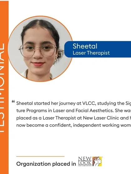 Sheetal's testimonial speaks to her transformation into a confident, independent Laser Therapist after completing our Signature Program. She was successfully placed at New Look Laser Clinic.