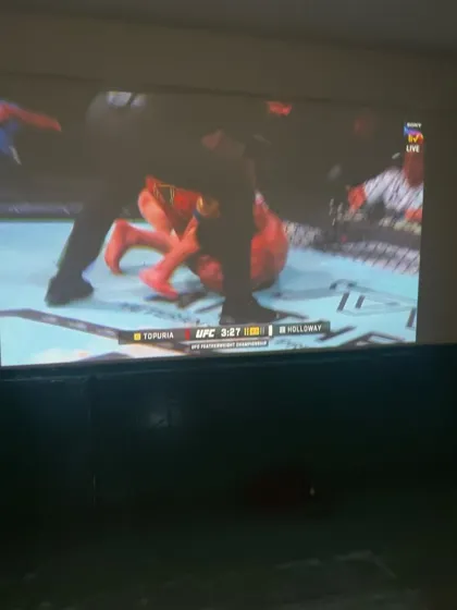 A great view of the action during our watch party.