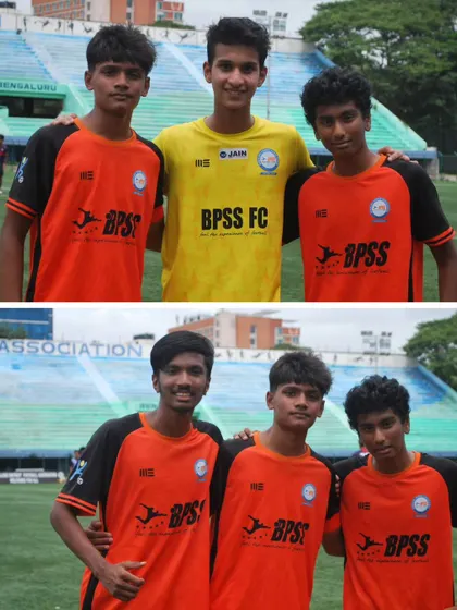 U-17 teammates posing for a photo. I am proud to see the confidence and camaraderie that develops within my teams.