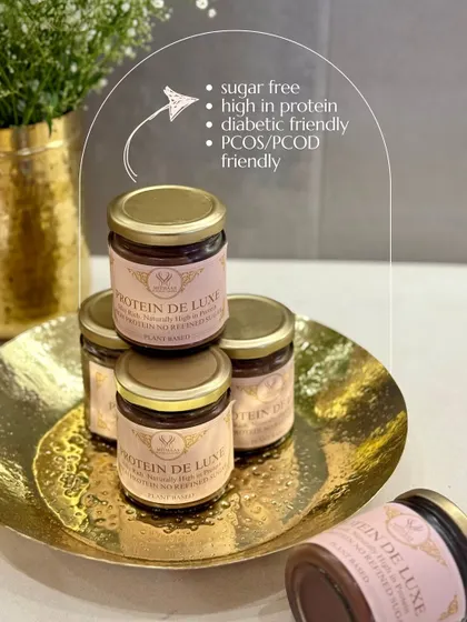 For those who seek healthy indulgence, my Protein De Luxe line is the perfect fit. These treats are entirely sugar-free, high in protein, and friendly for diabetic or PCOS diets, so you can enjoy every spoonful without a worry.
