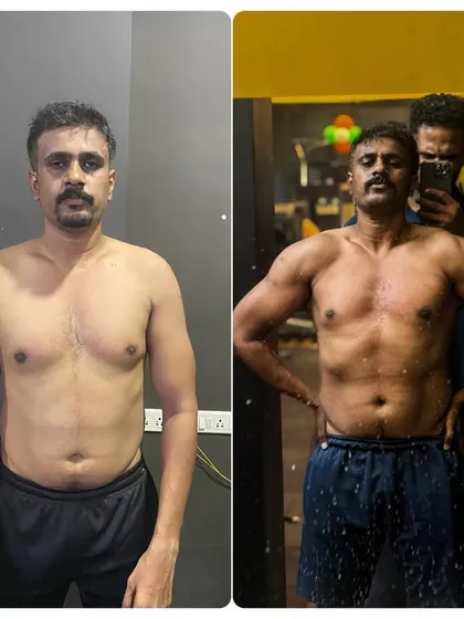 This is what happens when discipline meets consistency. This client built significant muscle mass and definition through a structured weight training program and a clean, high-protein nutrition plan.