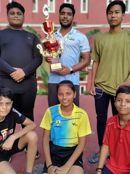 Our academy players who won 1st place in their respective categories at the Inter-House Kabaddi Tournament.