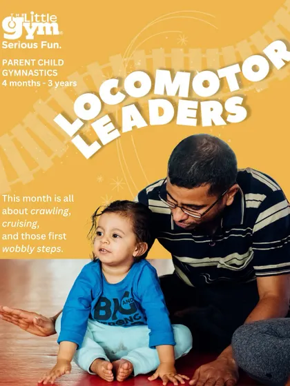 These images showcase our "Locomotor Leaders" theme for the youngest age group. We focus on crawling, cruising, and those first wobbly steps, celebrating every milestone with you right by their side.