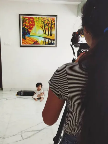 This is what happens when you try to work from home with a toddler around. It’s a fun challenge, but I'm so happy to have my dedicated studio space now.