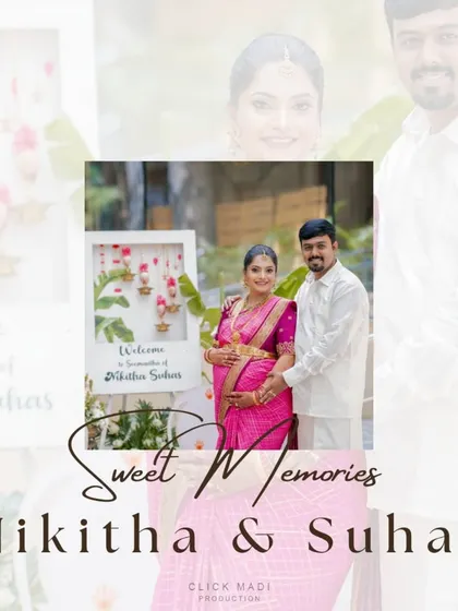 A sweet and memorable portrait of the couple at their baby shower. This image serves as a beautiful keepsake of the day they were showered with love and blessings.