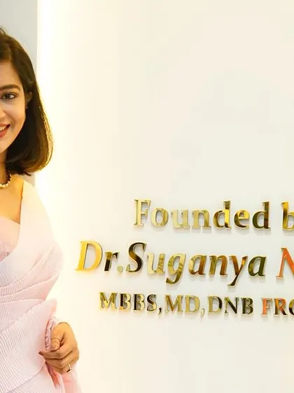Here I am at the launch of our Chennai branch in K.K. Nagar. I am proud to bring the same expertise and standard of care from Bangalore to our new clinic.