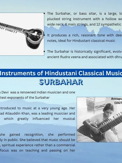 We pay our respects to the legendary Ma Annapurna Devi, one of the greatest exponents of the Surbahar. Her belief that music is a personal, spiritual experience rather than a commercial one deeply influences our teaching philosophy.