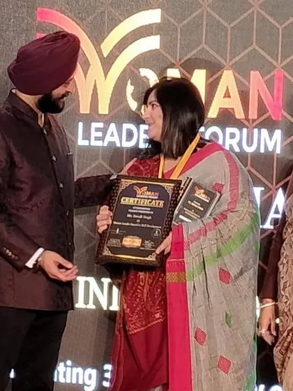 Being presented with this certificate at the Woman Leaders Forum was a moment of immense pride. I am dedicated to helping women lead with confidence and purpose.