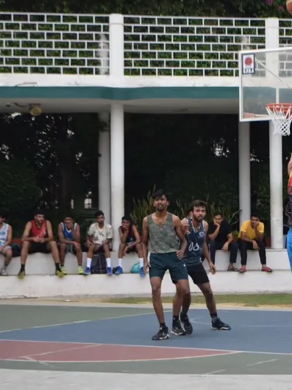 A player takes a jump shot during the UPBA tryouts. This is where players get to showcase their shooting skills under pressure.