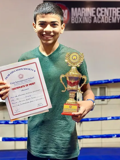 Recognition for excellence both in and out of the ring. My student Himanshu Dudhade was awarded "Sportsperson of the Year" by his school for his boxing achievements. We build well-rounded individuals.