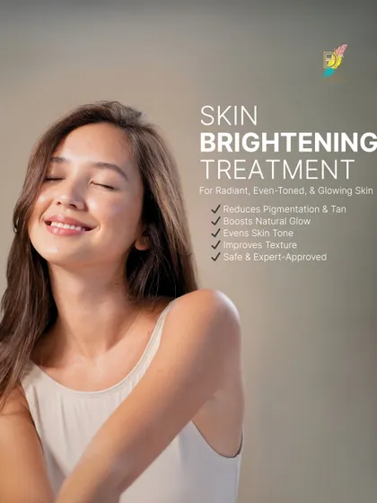 My skin brightening treatments are designed to give you radiant, even-toned, and glowing skin. Using safe and expert-approved methods, I focus on reducing pigmentation and tan, boosting your natural glow, and improving overall skin texture.
