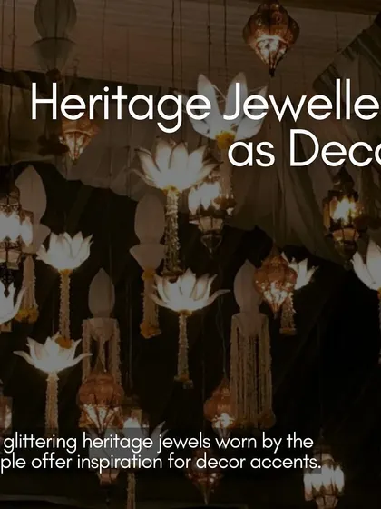 A duplicate of ID 143, this image reinforces the idea of using jewelry as a decor inspiration.