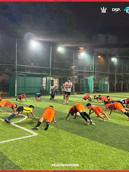 The grind doesn't lie. Here you see my squad deep in a football conditioning routine, building the core strength and endurance needed to last a full 90 minutes. This is not a casual kickabout.