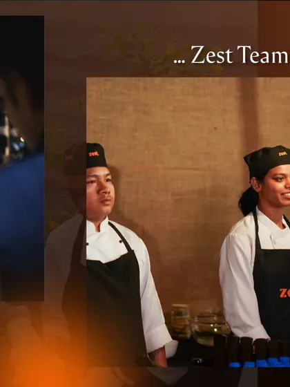 A collage of our smiling team members at their stations.
