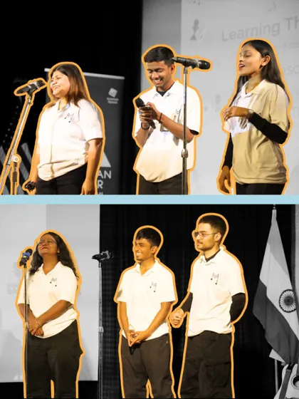 Our In-school fellows perform at their launch event. They are ready to embark on an 18-month journey to make music education accessible in Delhi government schools.