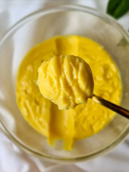 Our bright and creamy Lemon White Chocolate Pastry Cream.