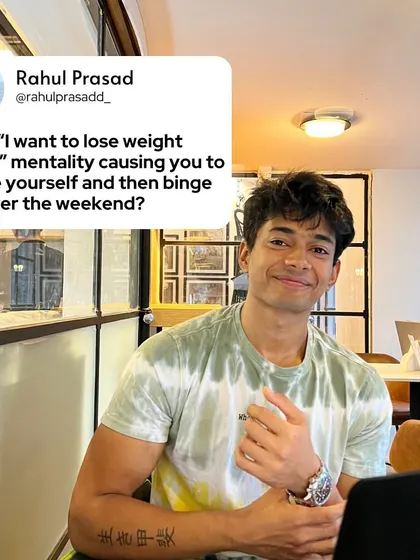 The "I want to lose weight faster" mentality often leads to a cycle of starving and binging. A sustainable approach focuses on building healthy habits for life, not just rushing to an end result.