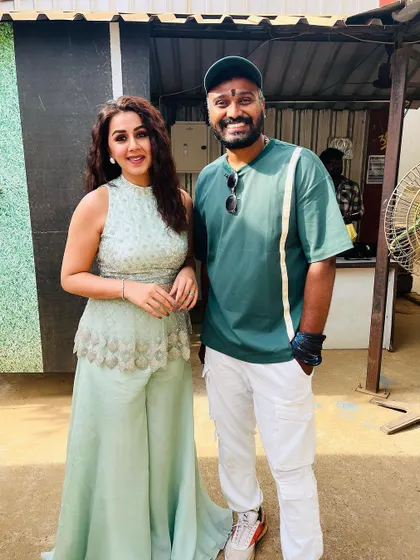 A memory from the Vijay TV show 'Jodi Are You Ready' with actress Nikki Galrani.