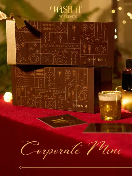 For a more budget-friendly option, my Corporate Mini hamper is the perfect gesture of gratitude. It's elegant, thoughtful, and full of festive warmth.